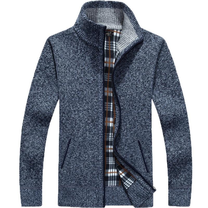 Cardigan court homme | Fermeture éclair