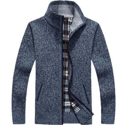 Cardigan court homme | Fermeture éclair