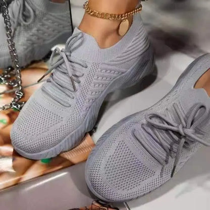 Baskets à plateforme à lacets pour femme | Sportives