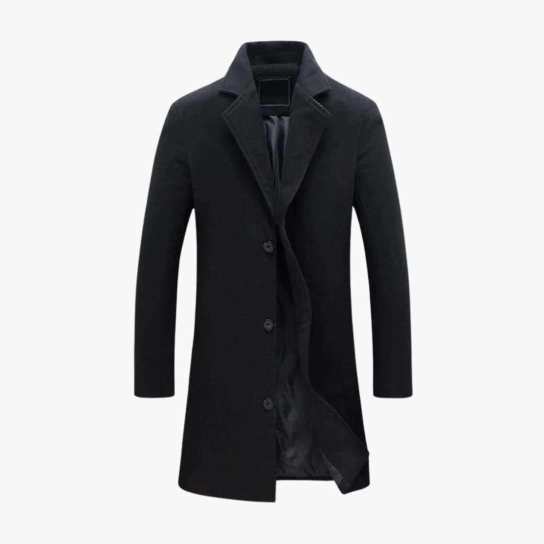 Manteau d'hiver élégant pour homme | Long