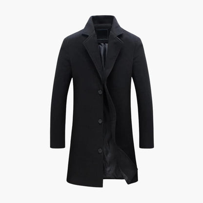 Manteau d'hiver élégant pour homme | Long