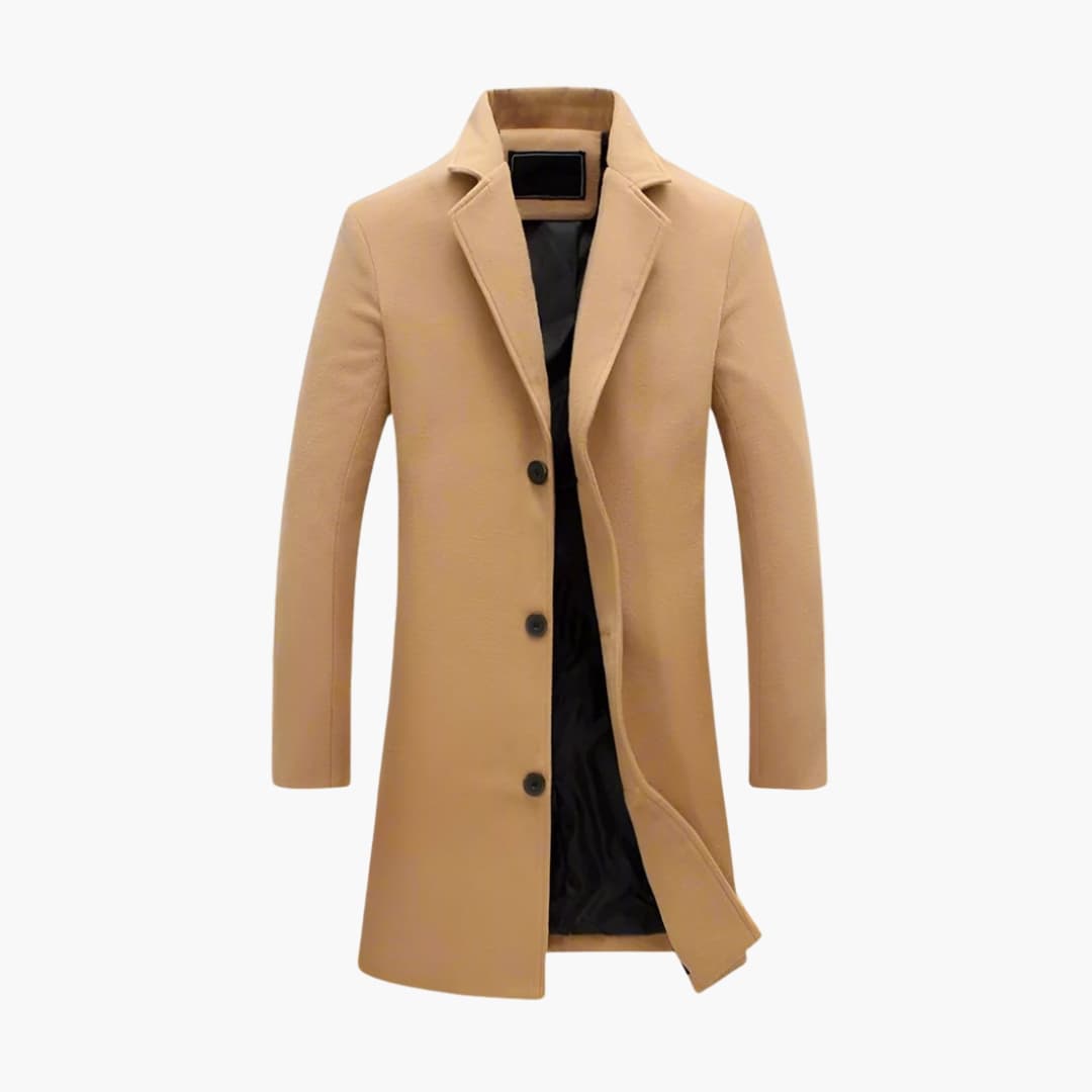Manteau d'hiver élégant pour homme | Long