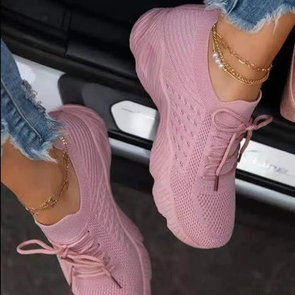 Baskets à plateforme à lacets pour femme | Sportives