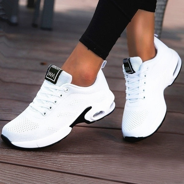 Baskets pour course et marche femme | plateforme