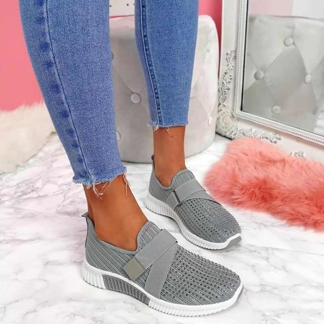 Chaussures confortables pour femme | avec fermeture velcro