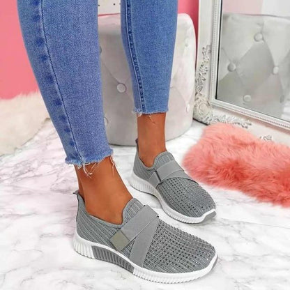 Chaussures confortables pour femme | avec fermeture velcro