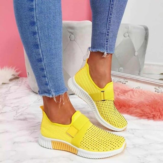 Chaussures confortables pour femme | avec fermeture velcro