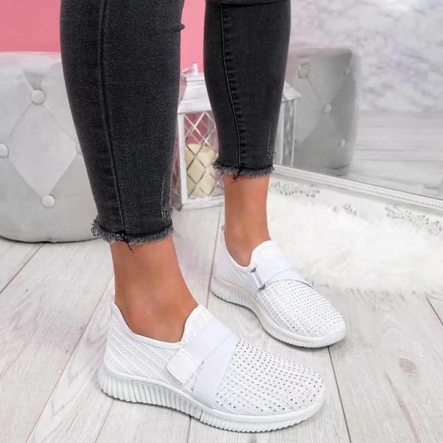 Chaussures confortables pour femme | avec fermeture velcro