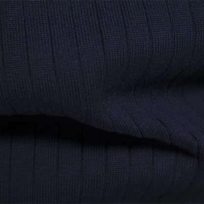 Suéter cómodo con cremallera para hombre