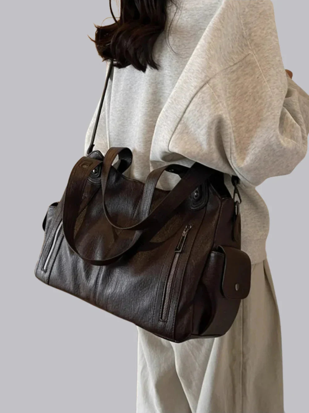 Sac à main spacieux femme | avec bandoulière