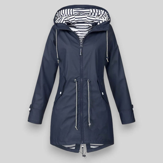 Veste d'hiver imperméable longue et élégante pour femme