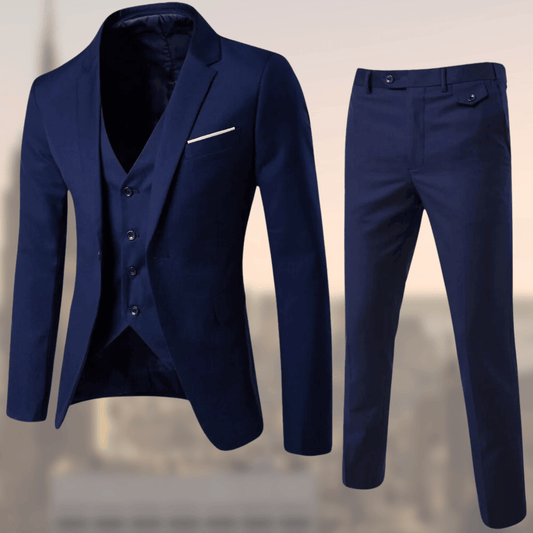 Costume formel trois pièces pour homme | Blazer, gilet et pantalon