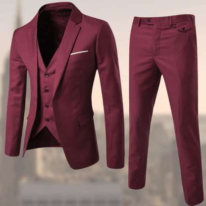 Costume formel trois pièces pour homme | Blazer, gilet et pantalon