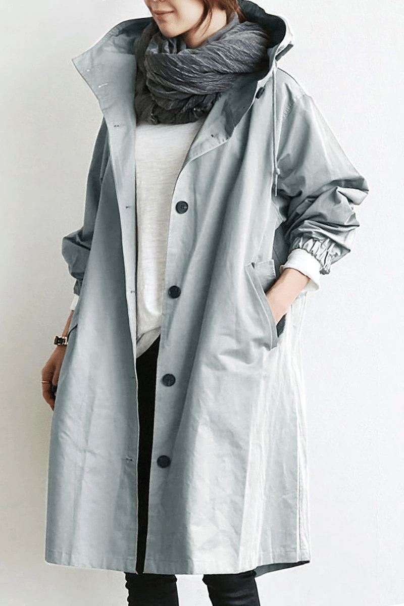Damen Kapuzen Lange Winterjacke | Wasserdicht