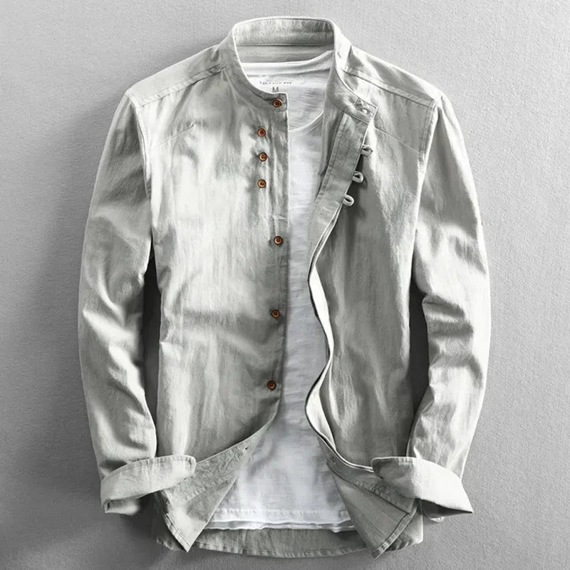 Chemise japonaise pour homme | Manches longues