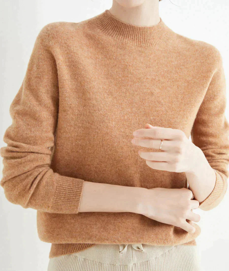 Pull doux et court pour femme