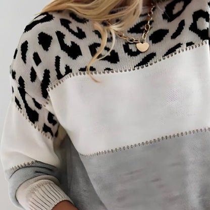 Pull en maille chaud et court pour femme