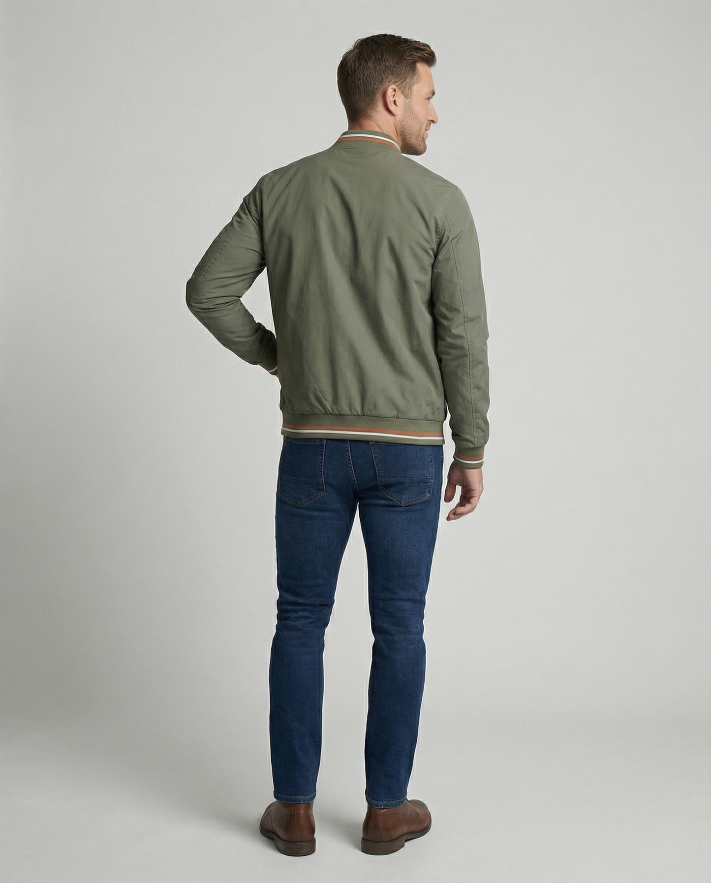 Veste de mi-saison coupe slim homme | manches longues