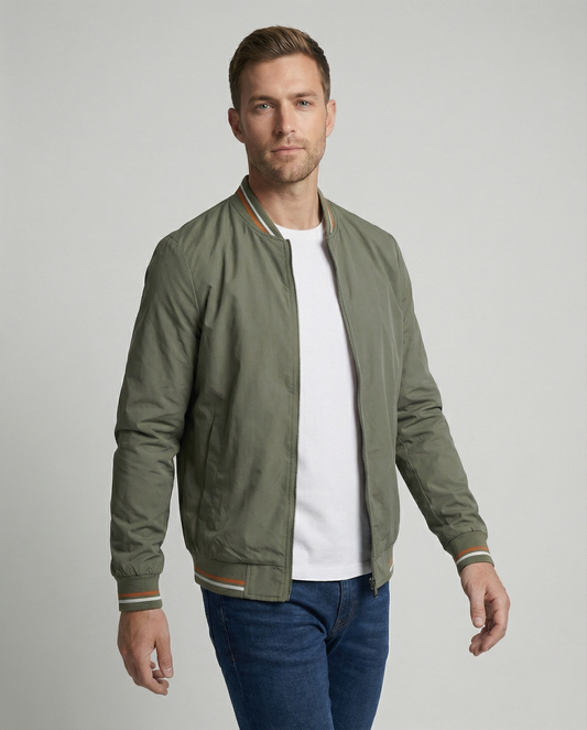 Veste de mi-saison coupe slim homme | manches longues