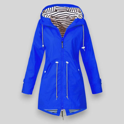 Veste d'hiver imperméable longue et élégante pour femme
