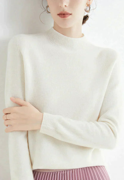 Pull doux et court pour femme