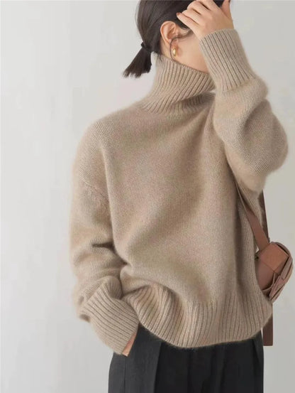 Pull à col roulé long pour femmes | Long