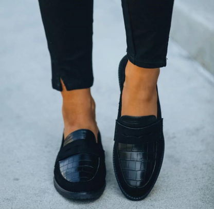 Loafers confortables noires pour femme