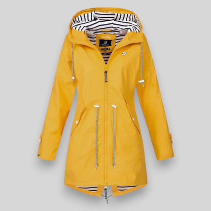 Veste d'hiver imperméable longue et élégante pour femme