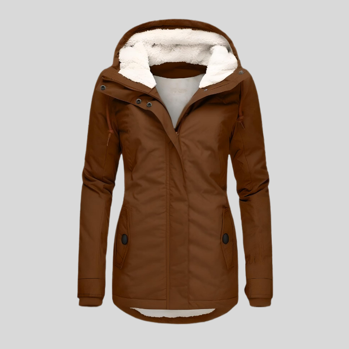 Veste d'hiver longue pour femme | Imperméable
