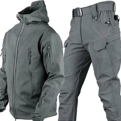 Giacca e pantaloni in softshell da uomo per l'inverno | Impermeabili