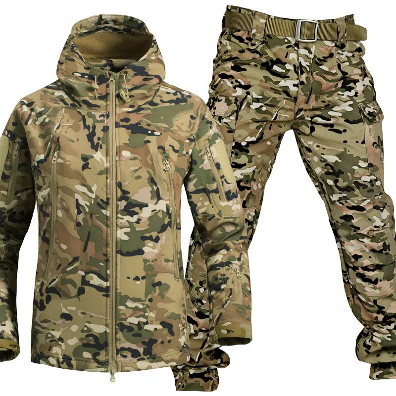 Giacca e pantaloni in softshell da uomo per l'inverno | Impermeabili