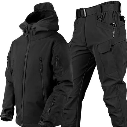 Giacca e pantaloni in softshell da uomo per l'inverno | Impermeabili