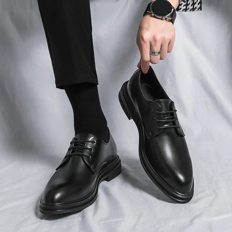 Scarpe Derby Uomo per Matrimonio | Nere