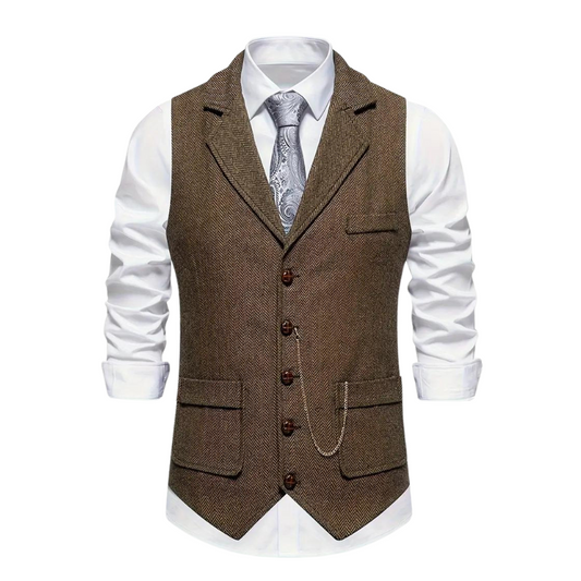 Gilet Uomo Formale | con Colletto a Rever