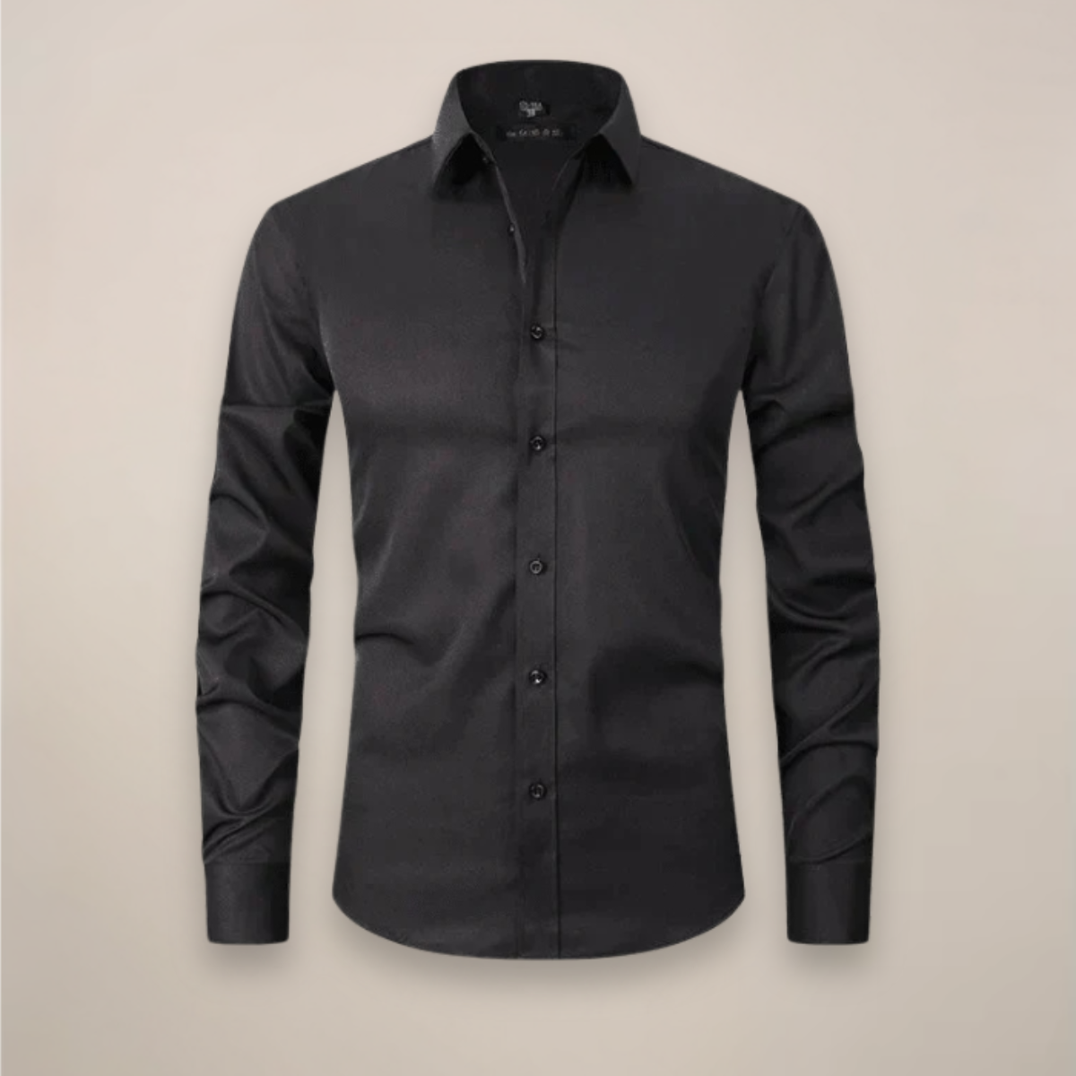 Chemise business homme à manches longues avec patte de boutonnage | respirante