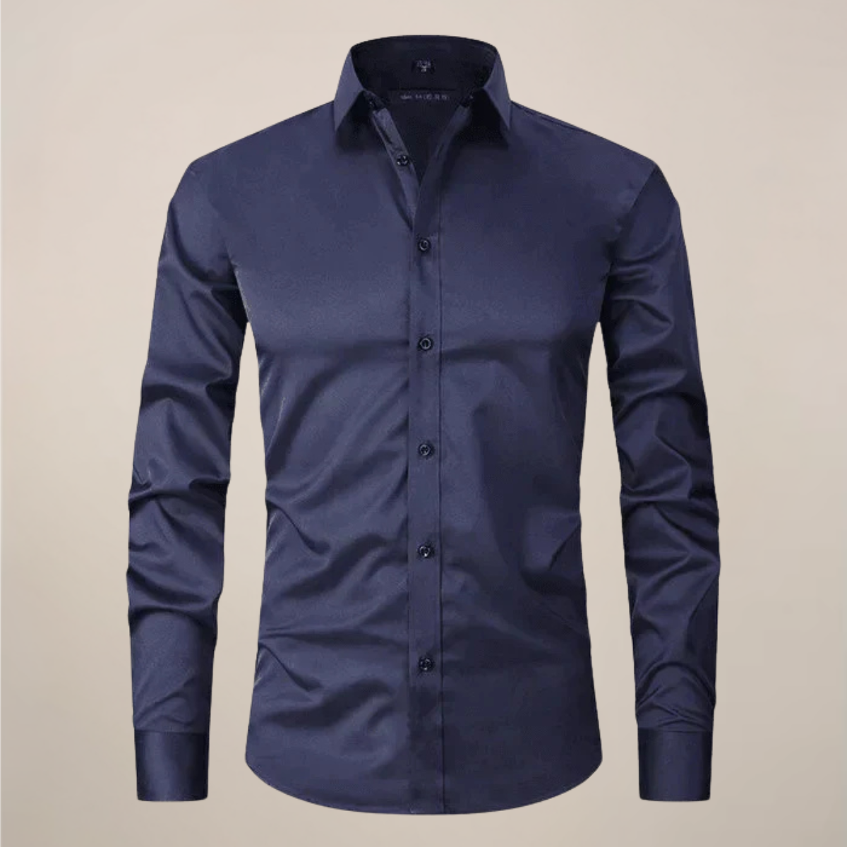Chemise business homme à manches longues avec patte de boutonnage | respirante