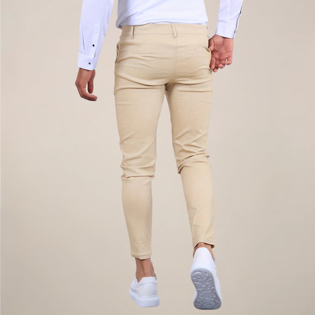 Pantalon chino business décontracté homme | coupe slim
