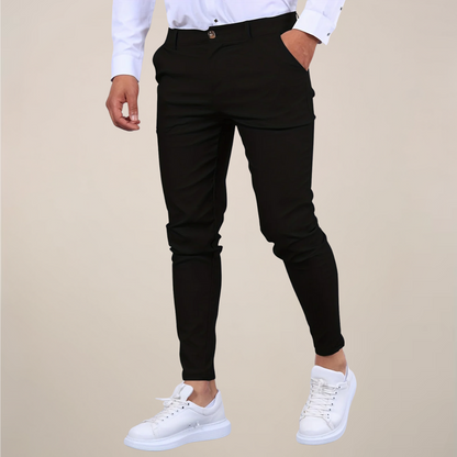 Pantalon chino business décontracté homme | coupe slim