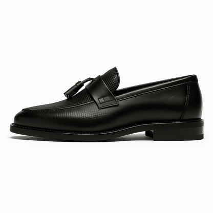 Mocassins business décontractés homme avec pompons | à enfiler