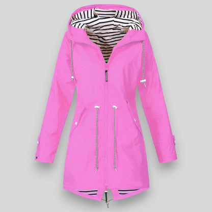 Veste d'hiver imperméable longue et élégante pour femme