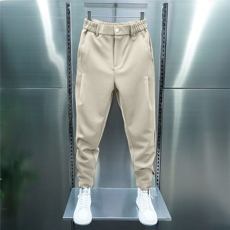 Herren Lässige Haremshose | mit Elastischem Bund und Verstellbaren Bündchen