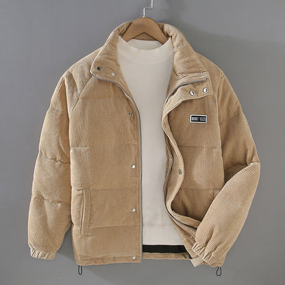 Men's Corduroy Winter Jacket | Short