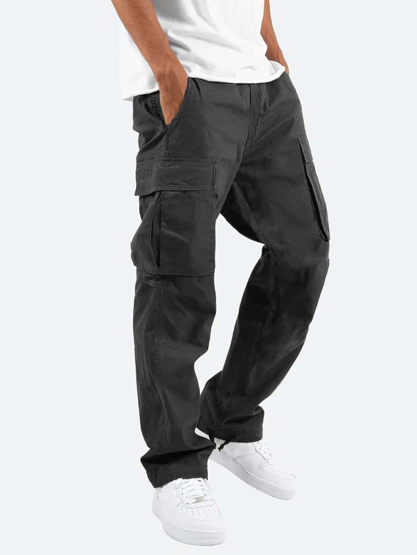 Pantalon cargo stretch homme | Long