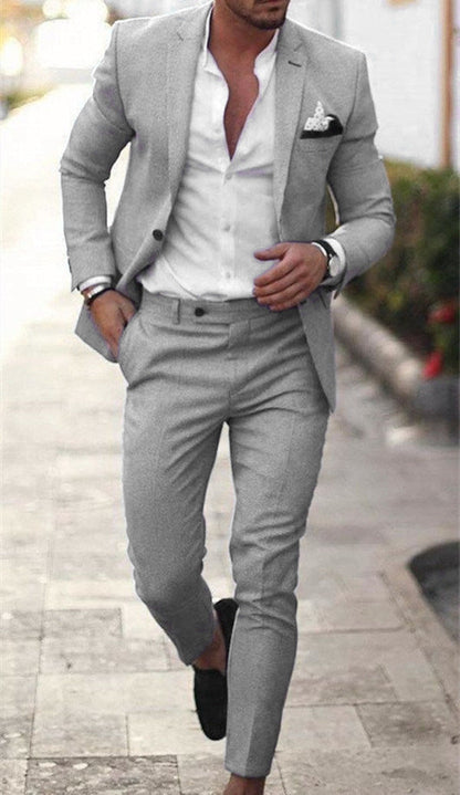 Costume deux pièces coupe slim homme | Veste et pantalon