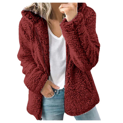 Damen Teddy Mantel | Warm