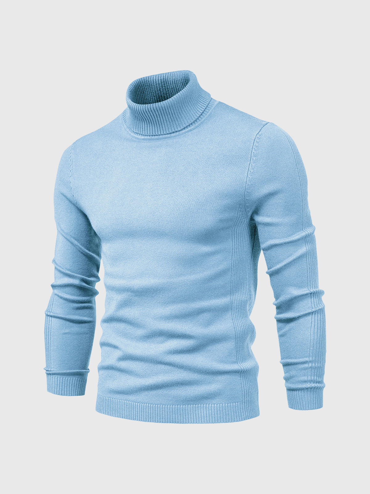 Homme Pull col roulé court | Lavable