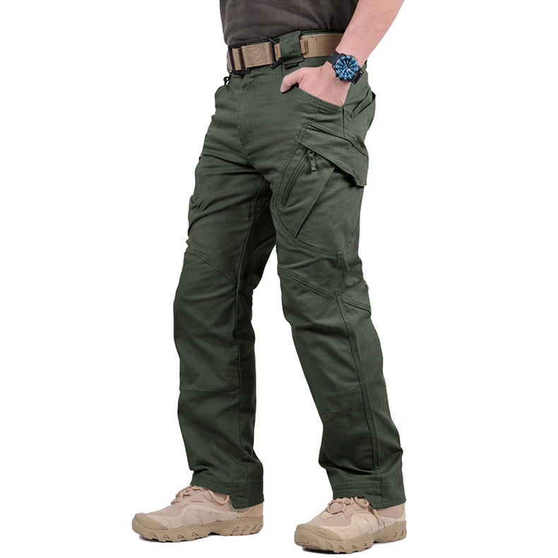 Pantalon cargo tactique militaire pour hommes | Avec poches