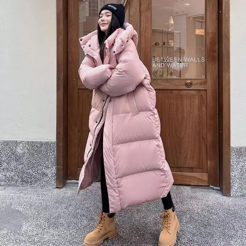 Damen Lange Winterjacke | Bequem und Warm