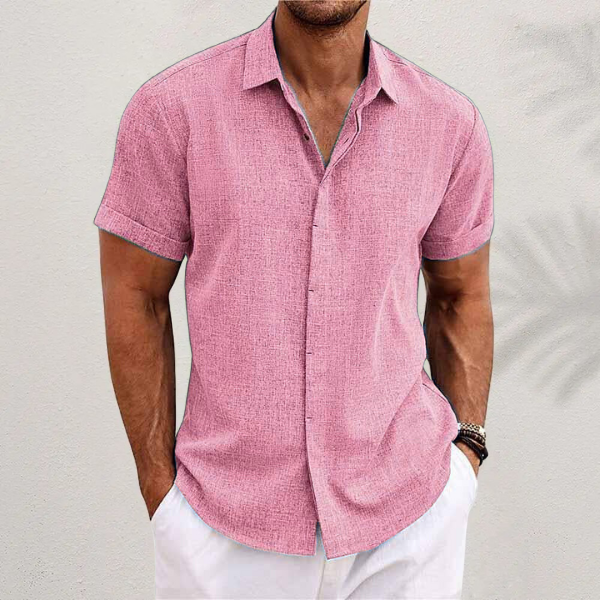 Chemise en lin manches courtes homme | Été