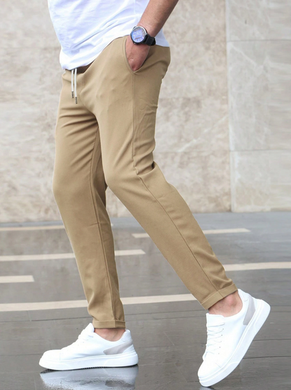 Pantalon de jogging coupe slim homme | Avec cordon de serrage